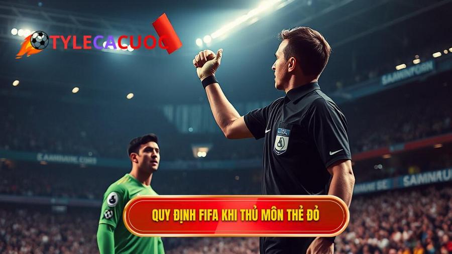 Luật FIFA quy định thế nào khi thủ môn nhận thẻ đỏ?
