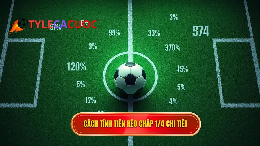 Cách tính tiền khi chơi Kèo chấp 1/4 (0.25)