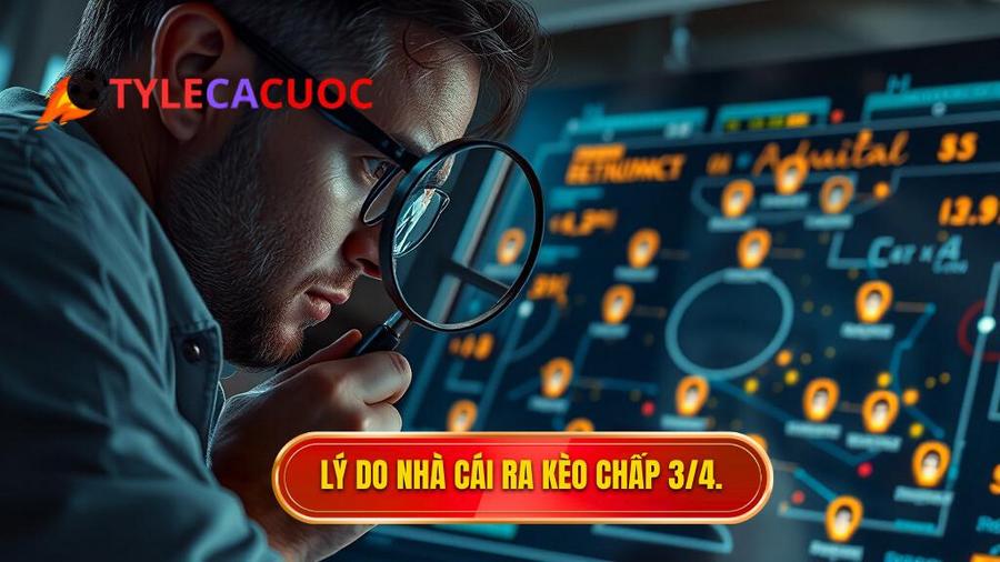 Phân tích chuyên sâu: Tại sao nhà cái ra Kèo chấp 3/4 (0.75)?